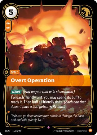 Origins (153/298): Overt Operation - Foil