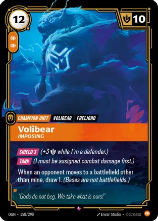 Origins (158/298): Volibear - Imposing - Foil