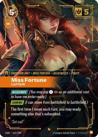 Origins (162/298): Miss Fortune - Captain - Foil