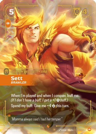 Origins (164/298): Sett - Brawler - Foil