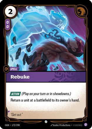 Origins (172/298): Rebuke -