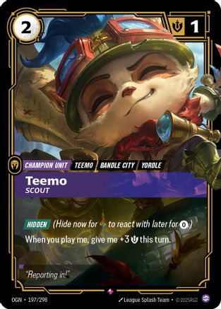Origins (197/298): Teemo - Scout - Foil