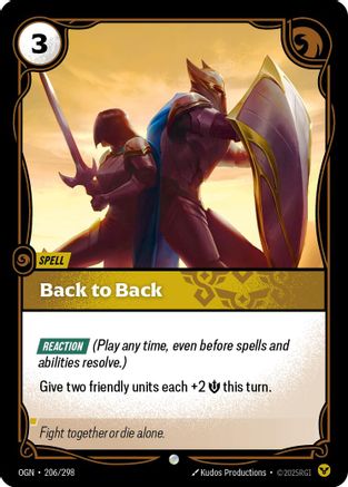 Origins (206/298): Back to Back -