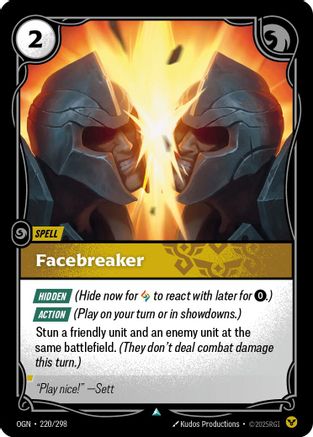 Origins (220/298): Facebreaker -