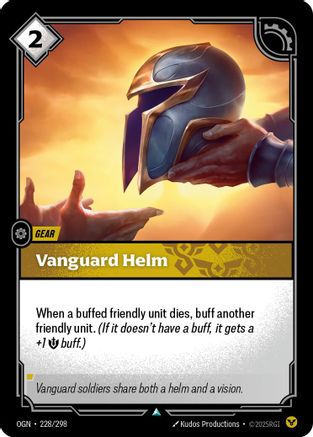 Origins (228/298): Vanguard Helm - Foil