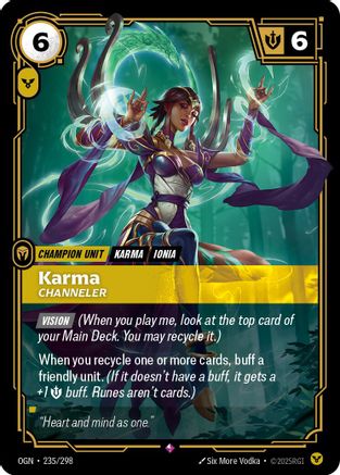 Origins (235/298): Karma - Channeler - Foil