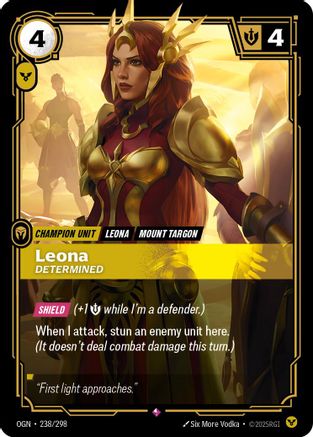 Origins (238/298): Leona - Determined - Foil