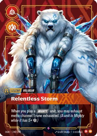 Origins (249/298): Volibear - Relentless Storm - Foil