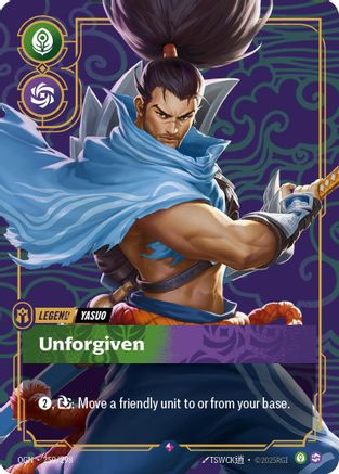 Origins (259/298): Yasuo - Unforgiven - Foil