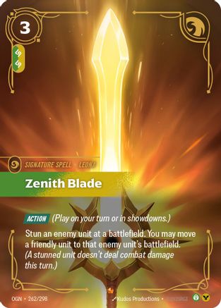 Origins (262/298): Zenith Blade - Foil