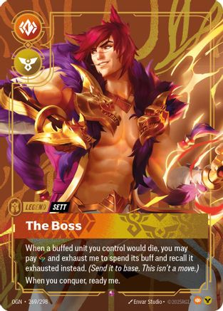 Origins (269/298): Sett - The Boss - Foil