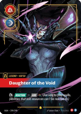 Origins (299/298): Kai'Sa - Daughter of the Void (Showcase) - Foil