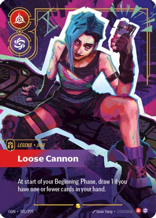 Origins (301/298): Jinx - Loose Cannon (Showcase) - Foil