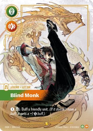 Origins (304/298): Lee Sin - Blind Monk (Showcase) - Foil