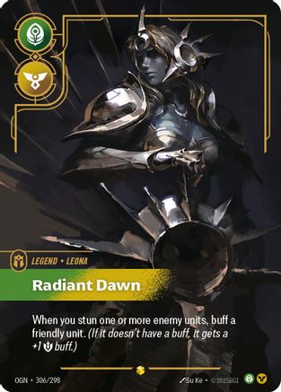 Origins (306/298): Leona - Radiant Dawn (Showcase) - Foil