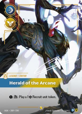 Origins (308*/298): Viktor - Herald of the Arcane (Signature) - Foil