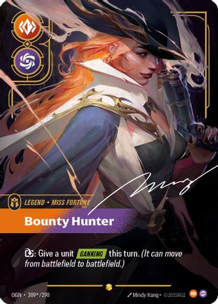 Origins (309*/298): Miss Fortune - Bounty Hunter (Signature) - Foil