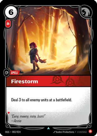 Origins Proving Grounds (002/024): Firestorm -