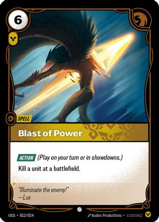 Origins Proving Grounds (012/024): Blast of Power -