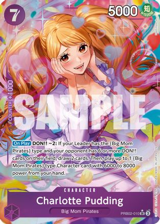 Premium Booster The Best Vol 2 PRB02-010 Charlotte Pudding - PRB02-010 (Alternate Art) (PRB02-010) - Foil - Super Rare