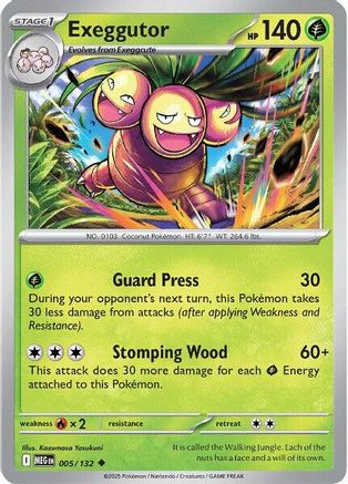 ME01 Mega Evolution 005/132 Exeggutor - Uncommon