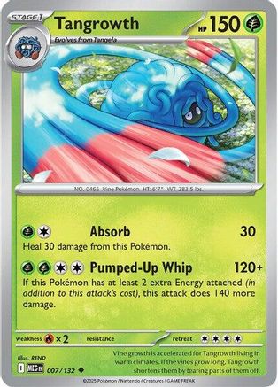 ME01 Mega Evolution 007/132 Tangrowth - Reverse Holofoil - Uncommon