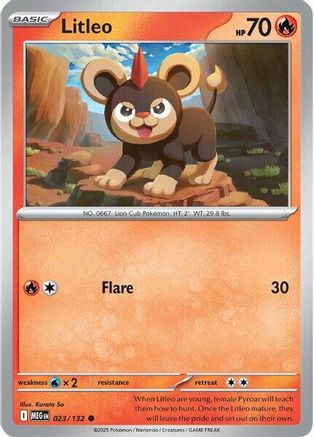 ME01 Mega Evolution 023/132 Litleo - Common