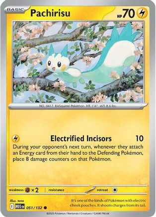 ME01 Mega Evolution 051/132 Pachirisu - Common