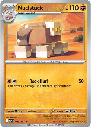 ME01 Mega Evolution 083/132 Naclstack - Common