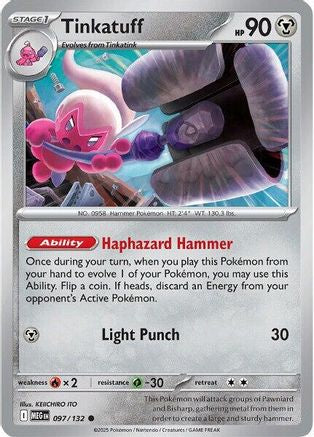ME01 Mega Evolution 097/132 Tinkatuff - Common