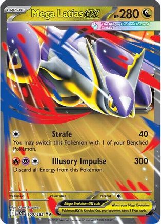 ME01 Mega Evolution 100/132 Mega Latias ex - Holofoil - Double Rare
