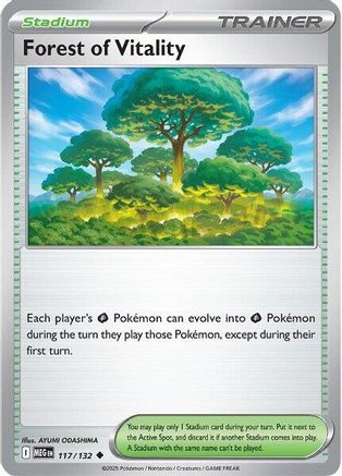 ME01 Mega Evolution 117/132 Forest of Vitality - Uncommon