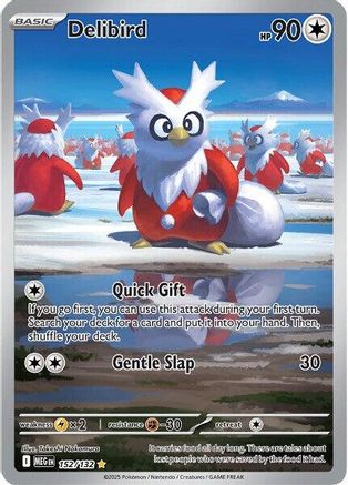 ME01 Mega Evolution 152/132 Delibird - Holofoil - Illustration Rare
