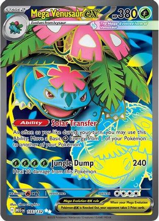 ME01 Mega Evolution 155/132 Mega Venusaur ex - Holofoil - Ultra Rare