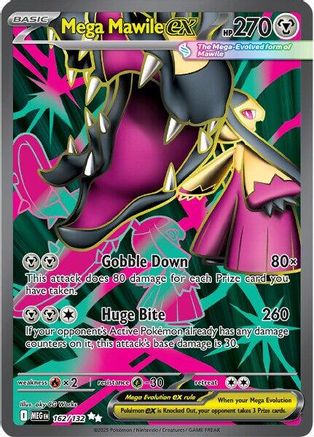 ME01 Mega Evolution 162/132 Mega Mawile ex - Holofoil - Ultra Rare
