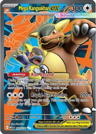 ME01 Mega Evolution 164/132 Mega Kangaskhan ex - Holofoil - Ultra Rare