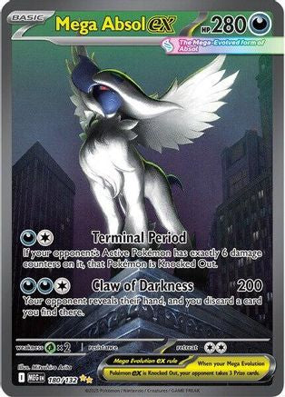 ME01 Mega Evolution 180/132 Mega Absol ex - Holofoil - Special Illustration Rare