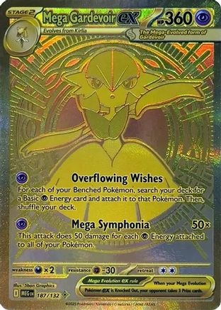 ME01 Mega Evolution 187/132 Mega Gardevoir ex - Holofoil - Mega Hyper Rare