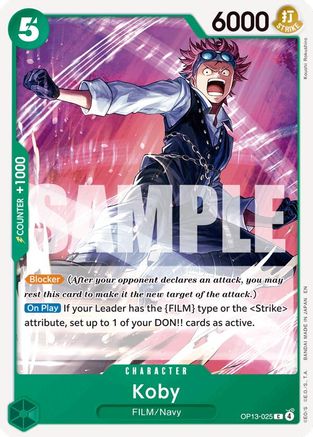 Carrying On His Will OP13-025 Koby (OP13-025) - Common