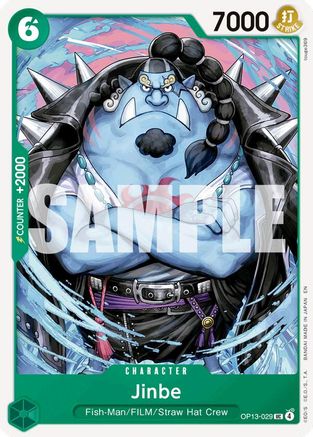 Carrying On His Will OP13-029 Jinbe (OP13-029) - Uncommon