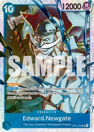Carrying On His Will OP13-042 Edward.Newgate (OP13-042) - Foil - Super Rare