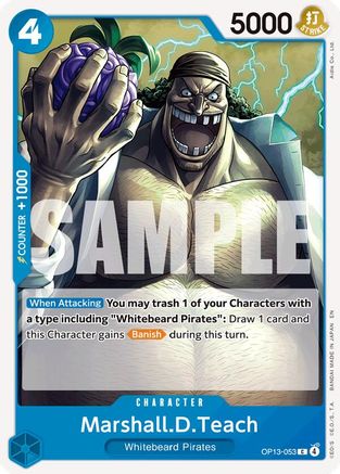 Carrying On His Will OP13-053 Marshall.D.Teach (OP13-053) - Common