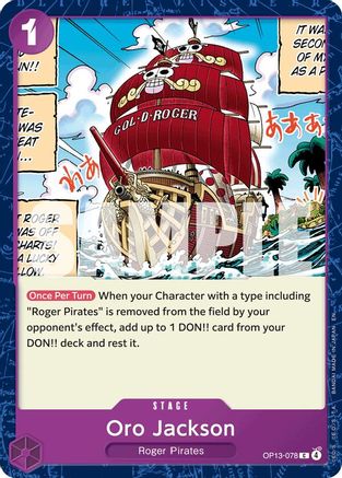 Carrying On His Will OP13-078 Oro Jackson (OP13-078) - Common