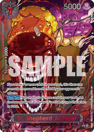 Carrying On His Will OP13-084 St. Shepherd Ju Peter (Parallel) (OP13-084) - Foil - Rare