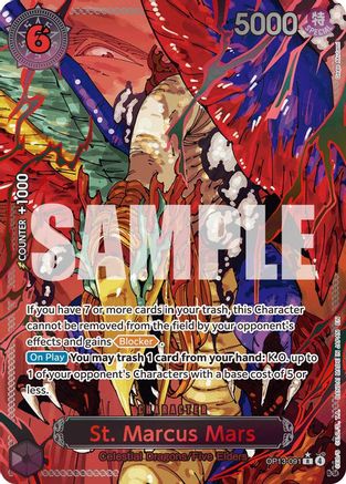 Carrying On His Will OP13-091 St. Marcus Mars (Parallel) (OP13-091) - Foil - Rare