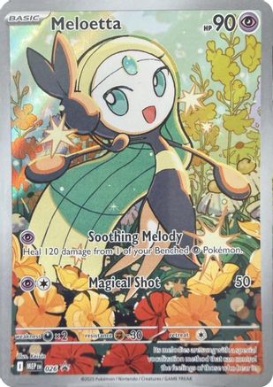 ME Mega Evolution Promo 026 Meloetta - Holofoil - Illustration Rare