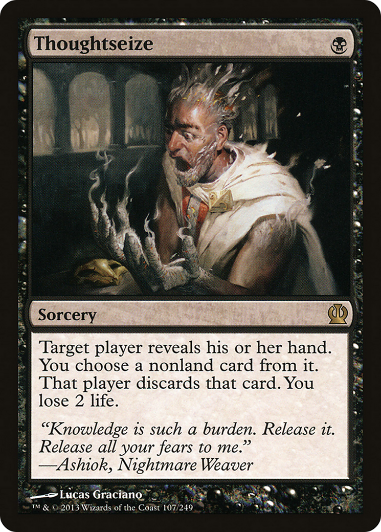 Theros - (THS-107) - Thoughtseize Foil