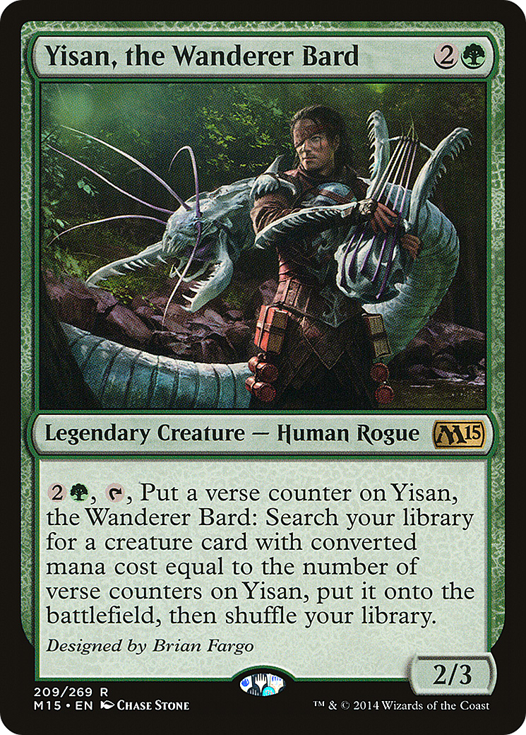 Magic 2015 - (M15-209) - Yisan, the Wanderer Bard Foil