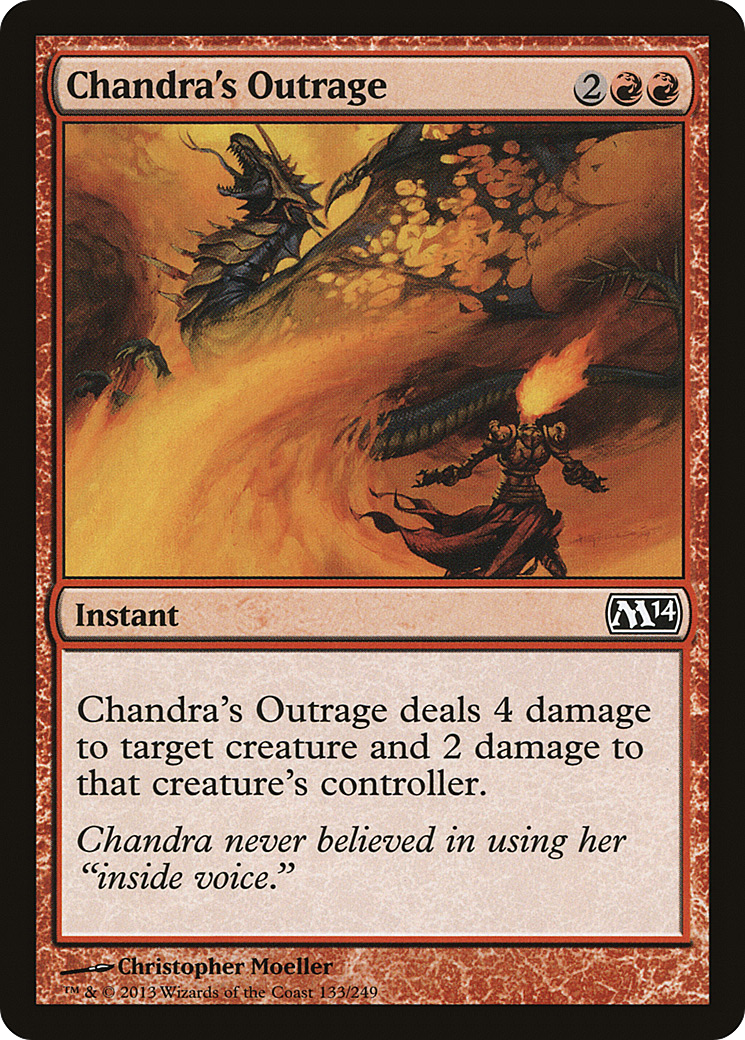 Magic 2014 - (M14-133) - Chandra's Outrage