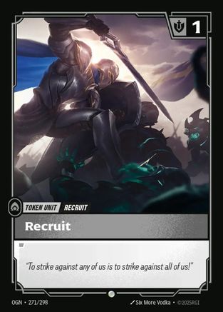 Origins (271/298): Recruit (271) // Buff -